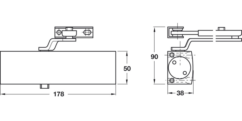 TS 1500 OH Dr Closer 3-4 Fig 1/61/66 Slv