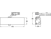 TS 1500 OH Dr Closer 3-4 Fig 1/61/66 Slv