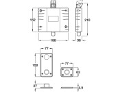 Dorgard Acoustic Fire Door Retainer Blk