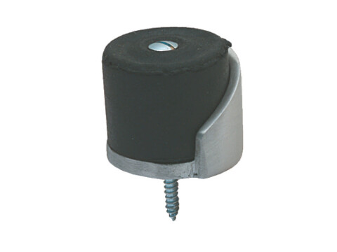 Door Stop, Shielded, Floor Mounted, for Timber or Concrete Floors, Aluminium