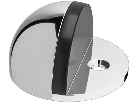 Door Stop, Floor Mounted, with Dowel, Brass, Startec