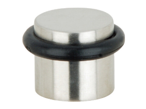 Door Stop, Floor Mounted, &Oslash; 31 mm, Stainless Steel, Rubber Buffer, Startec