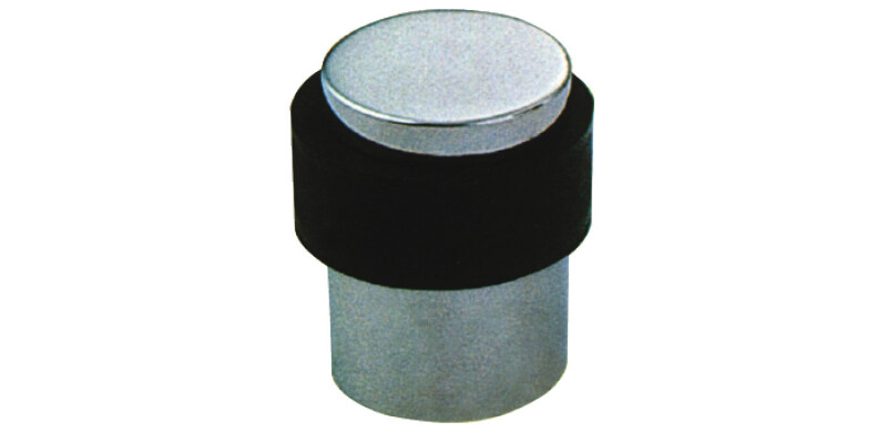 Door Stop, Floor Mounted, &Oslash; 35 mm, Stainless Steel, Rubber Buffer