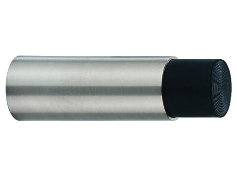 Door Stop, Wall Mounted, &Oslash; 25 mm, Stainless Steel, Rubber Buffer, Startec