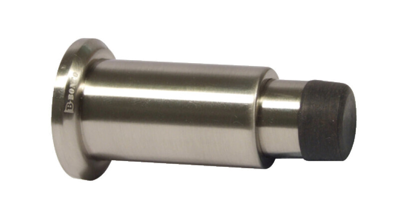 Door Stop, Wall Mounted, Overall Projection Adjustable 68-98 mm, Brass, Rubber B