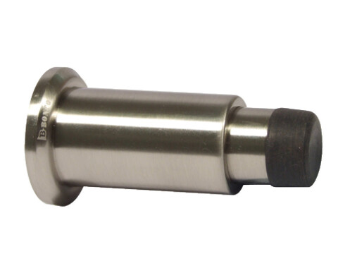 Door Stop, Wall Mounted, Overall Projection Adjustable 68-98 mm, Brass, Rubber B