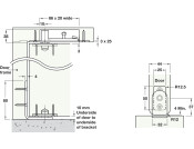 Dbl Action Pivot Set - Frame M.St Wht