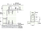 Dbl Action Pivot Set - Frame MD 304 SSS