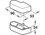 Geze Cover Caps UH SSS for 932.10.420