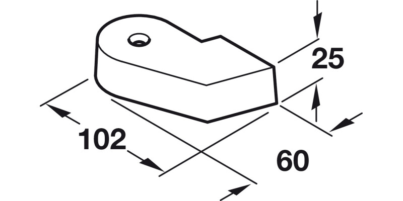 Geze Cover Caps LH SSS for 932.10.200