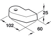 Geze Cover Caps LH SSS for 932.10.200