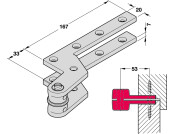 Geze Single Action Top Centre ZP