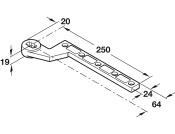 Geze Single Action Bottom Strap St ZP