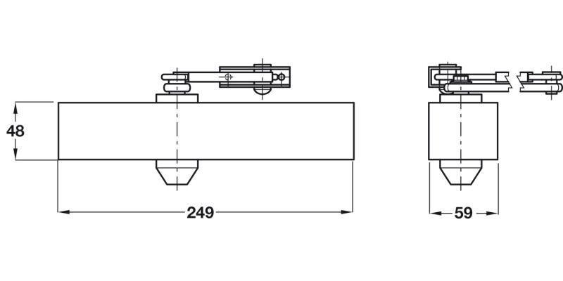 Briton 2003E OH Dr Closer 3 Alu Slv Pow