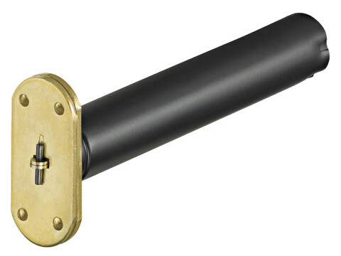 Door Closer, Concealed Jamb, Brass and Mild Steel, Perko