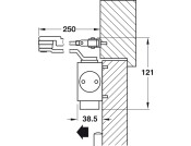 Startec DCL51 OH Dr Closer 2-5 Slv Col