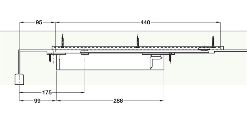 Geze Boxer Sgl OH Dr Closer 2-4 NFR