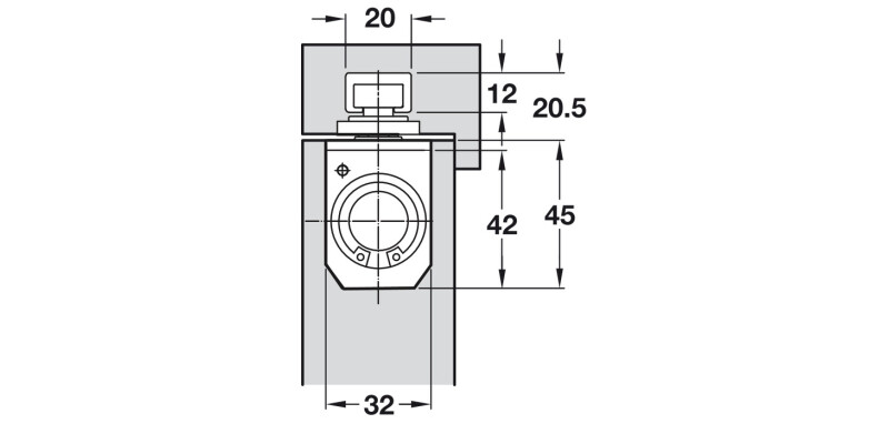 Geze Boxer Sgl OH Dr Closer 2-4 NFR