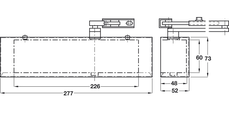 TS 2000NVBC OH Dr Closer 2-4 w Bkchk Slv
