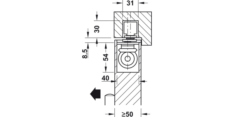 Ovrhed Dor Clsr Silv Electromechnical