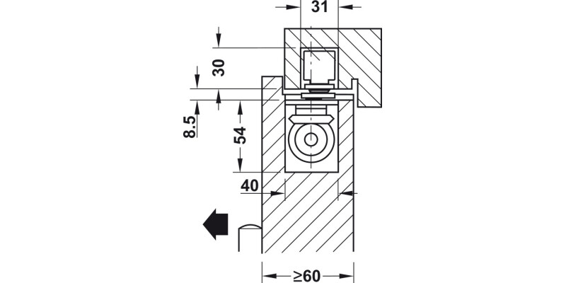 Ovrhed Dor Clsr Silv Electromechnical
