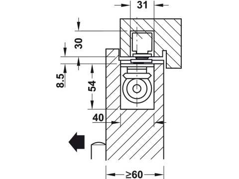 Ovrhed Dor Clsr Silv Electromechnical