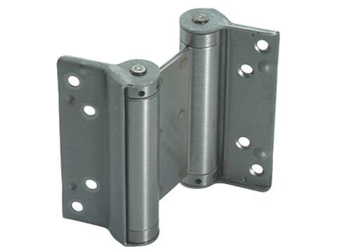 Spring Hinge, Double Action, 100 x 75 mm, Steel