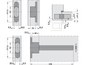 Soss Concealed Door Closer Kit ZA/St BNP