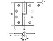Loadmaster LiftOff Hng Sq 102x89 ACW SSS