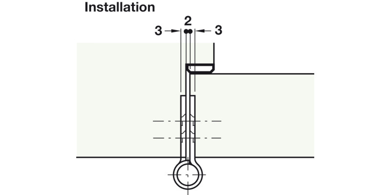 Butt Hinge 2BB Rad 102x76mm 304 PSS