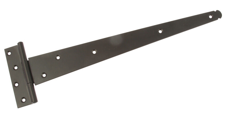 Tee Hinge, Medium Pattern, Black Steel