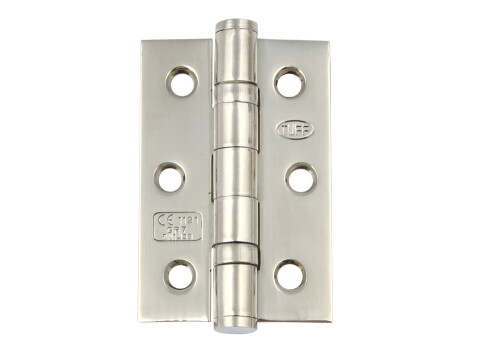 Butt Hinge, Ball Bearing, 76 x 51 mm, Grade 201 Stainless Steel