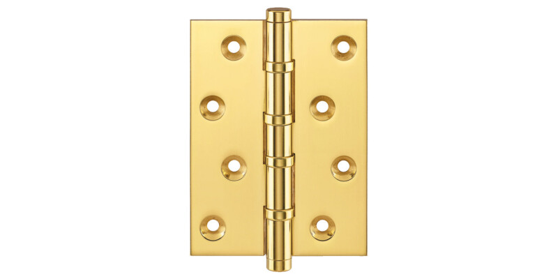 Butt Hinge BB Sqr 100x75mm Brs Blk