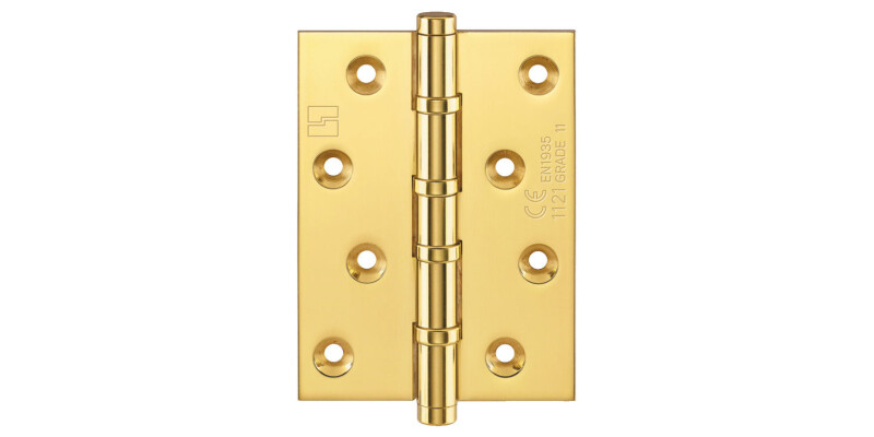 Butt Hinge BB FR 100x75mm Brs Pol CP