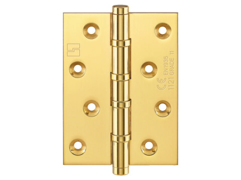 Butt Hinge BB FR 100x75mm Brs Pol CP