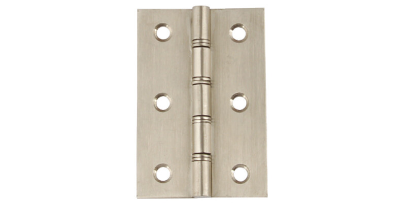 Butt Hinge DSSW Sqr 76x50mm SS SSS