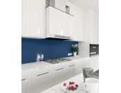 AluSplash™ Splashback, Elements Aluminium, Matt Alusplash, 800 x 900 mm Matt Frosted flora/Midnight moon