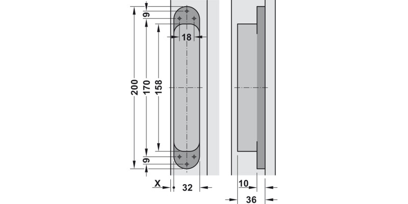 Tectus TE540 3D 180D Hinge SSSE