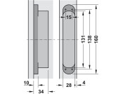 Tectus TE340 3D 180D Hinge SSSE