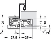 Tectus TE240 3D 180D Hinge SSSE