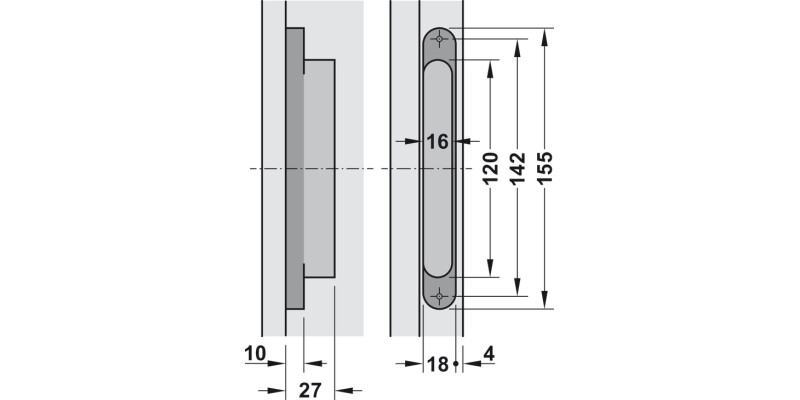 Tectus TE240 3D 180D Hinge SSSE