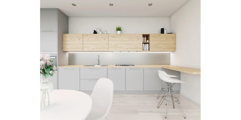 AluSplash™ Splashback, Elements Aluminium, Matt Alusplash, 800 x 600 mm Matt Green mist/Smoked ember