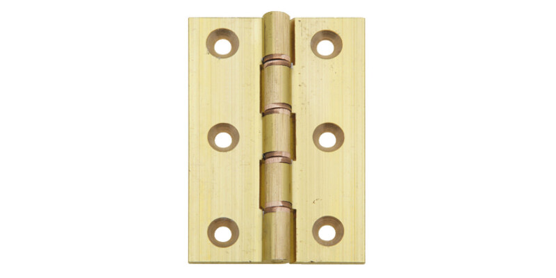 Butt Hinge DPBW D9x76x51mm Ext Brs Self