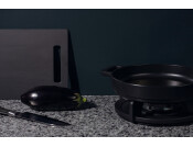 AluSplash™ Splashback, Elements Aluminium, Matt Alusplash, 800 x 600 mm Matt Iceberg white/Lava stone