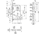 Dialock DT700/710 Mortice DL Out SSBlk