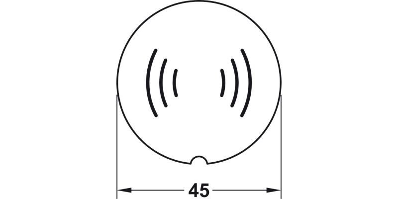 Dialock DT710 EscutcheonFoil wo App Gry