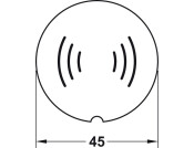 Dialock DT710 EscutcheonFoil wo App Gry