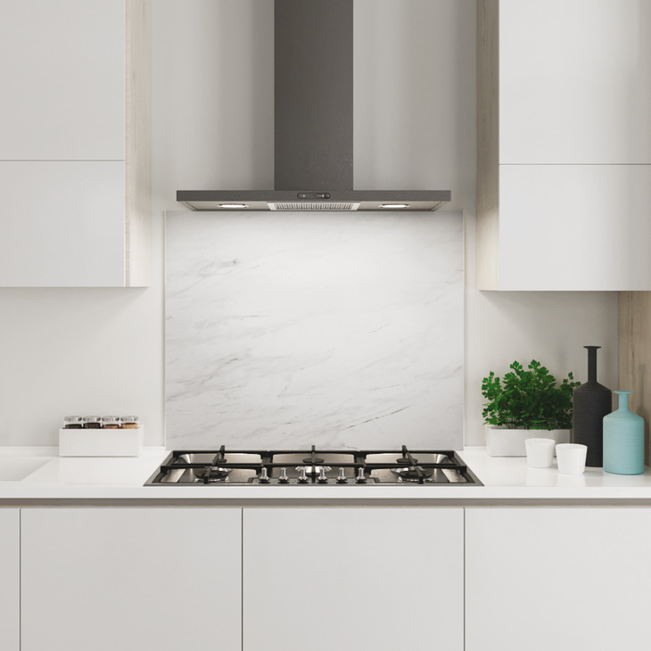 AluSplash™ Splashback, Marble Aluminium, Matt