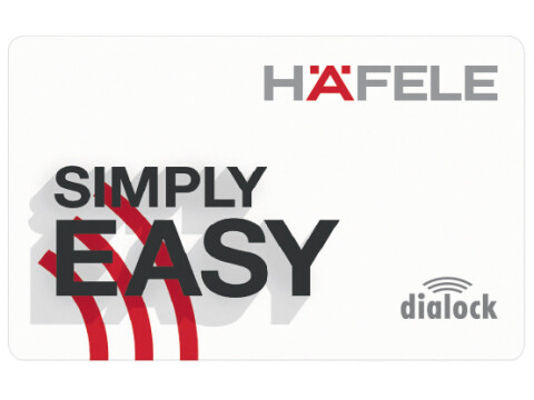 Dialock MiCls Key Card 54x85mm Printed