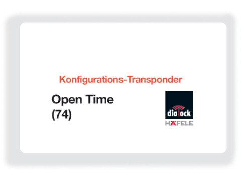 Open Time Key Card 54x85mm Plastic